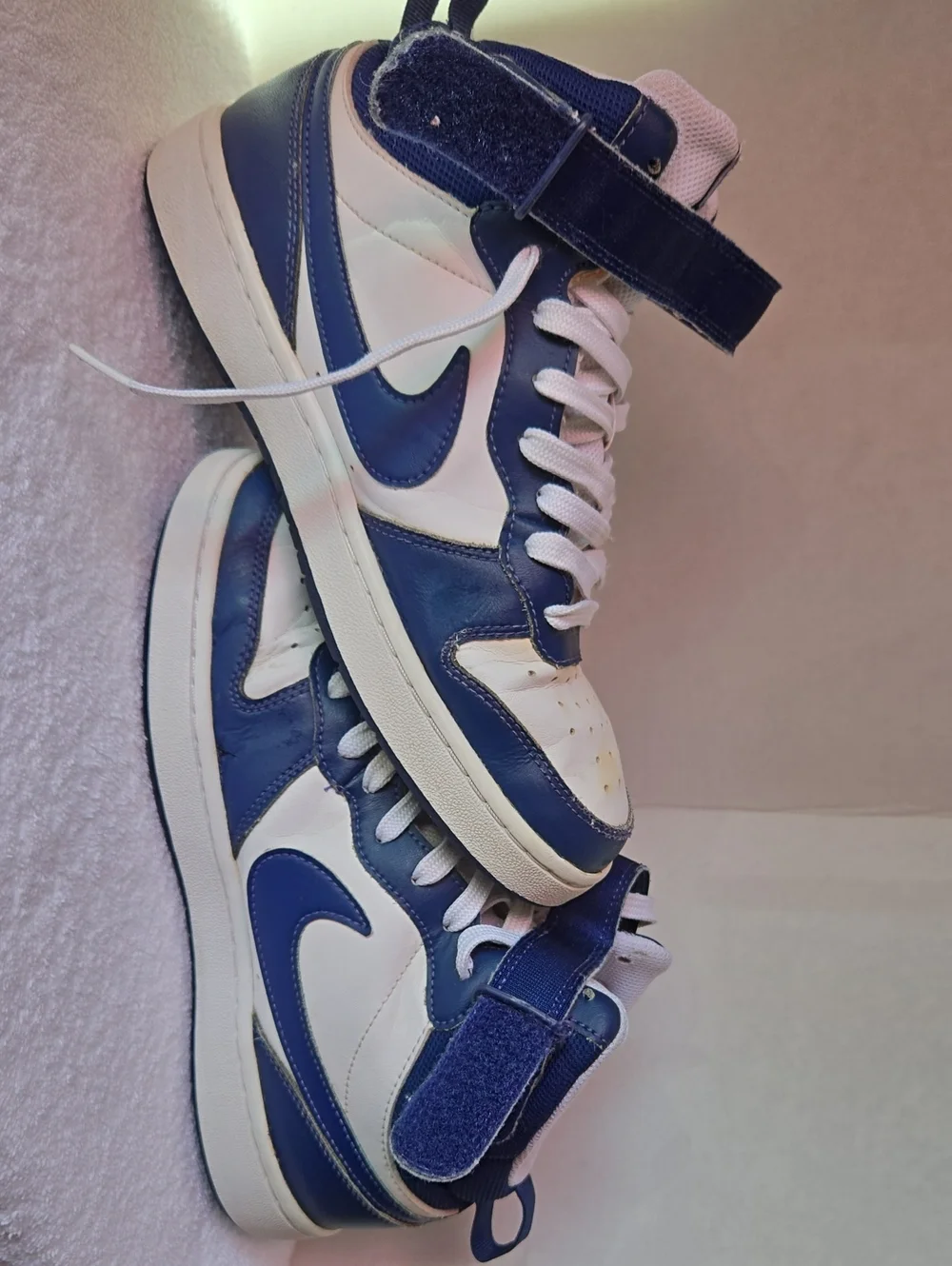 Nike Court Borough Mid 2 Blue Void High Top Sneakers 7Y / Women's 9 Originals